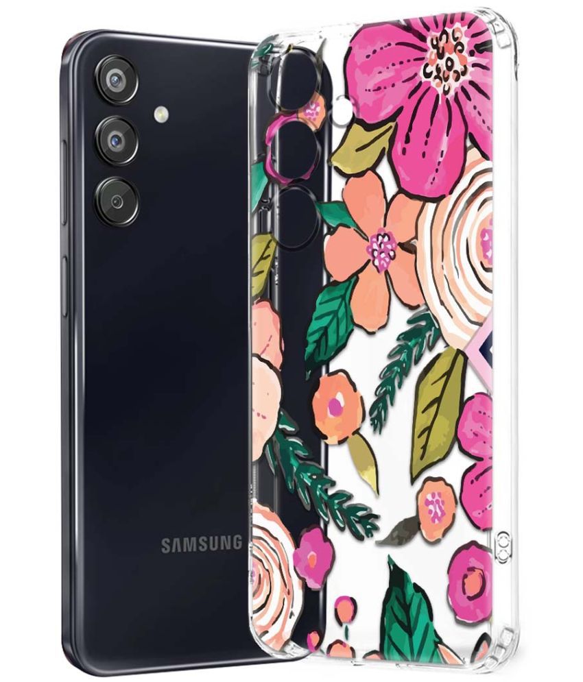     			Fashionury Multicolor Printed Back Cover Silicon Compatible For Samsung Galaxy F15 ( Pack of 1 )