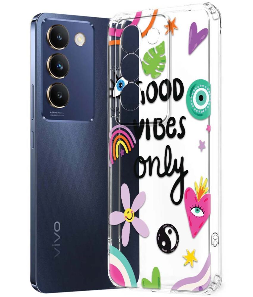     			Fashionury Multicolor Printed Back Cover Silicon Compatible For Vivo Y200e 5G ( Pack of 1 )