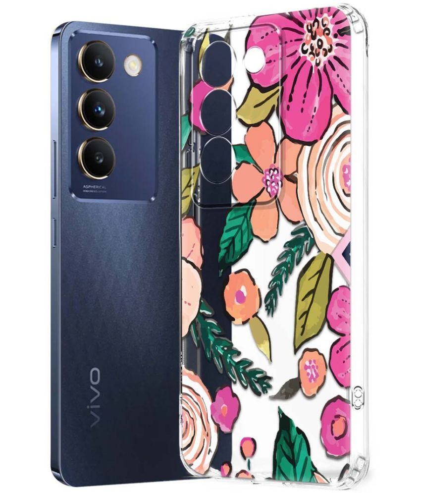     			Fashionury Multicolor Printed Back Cover Silicon Compatible For Vivo Y200e 5G ( Pack of 1 )