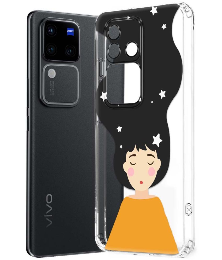     			Fashionury Multicolor Printed Back Cover Silicon Compatible For Vivo V30 Pro 5G ( Pack of 1 )