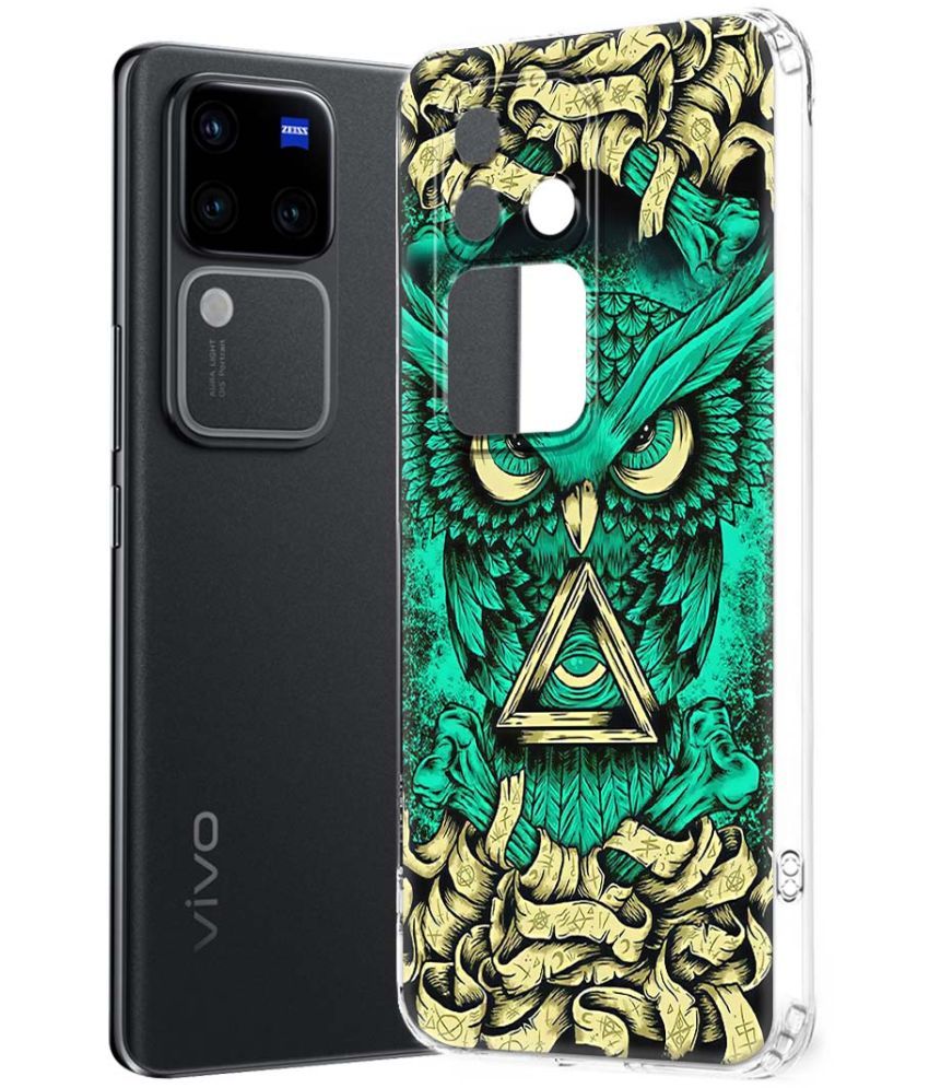     			Fashionury Multicolor Printed Back Cover Silicon Compatible For Vivo V30 Pro 5G ( Pack of 1 )