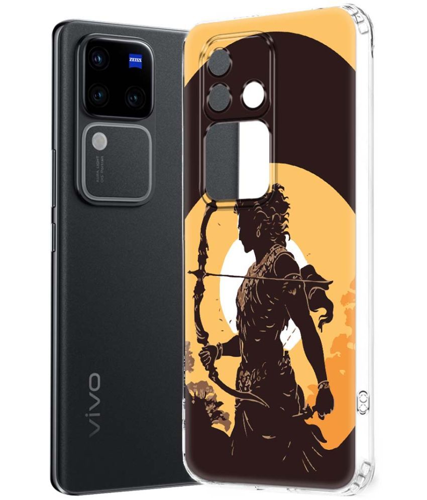     			Fashionury Multicolor Printed Back Cover Silicon Compatible For Vivo V30 Pro 5G ( Pack of 1 )