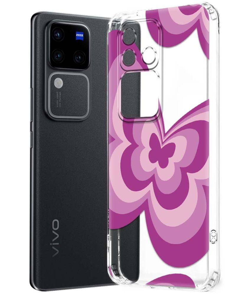     			Fashionury Multicolor Printed Back Cover Silicon Compatible For Vivo V30 Pro 5G ( Pack of 1 )