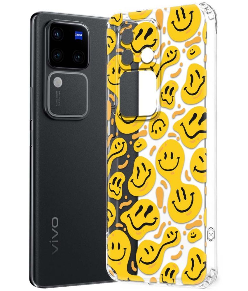     			Fashionury Multicolor Printed Back Cover Silicon Compatible For Vivo V30 Pro 5G ( Pack of 1 )