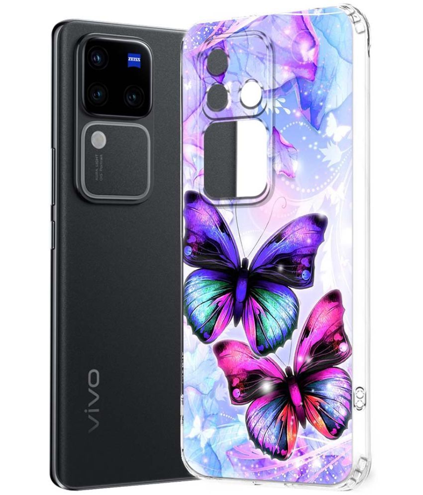     			Fashionury Multicolor Printed Back Cover Silicon Compatible For Vivo V30 Pro 5G ( Pack of 1 )