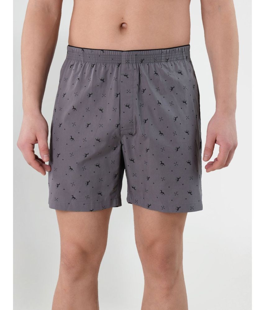     			U.S. Polo Assn. Grey Cotton Men's Shorts ( Pack of 1 )