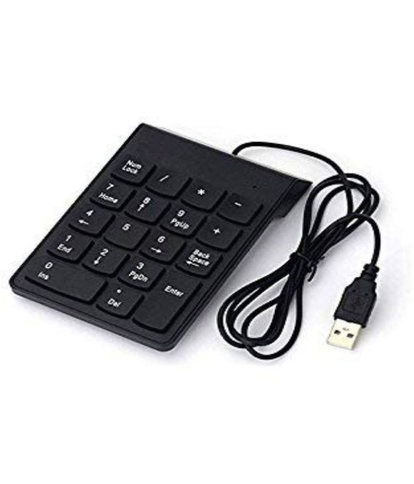     			EKRAJ Black USB Wired Numeric Keypad