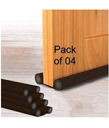 Morazo Door Bottom Sealing Strip Guard For Door (Size-39 inch) (Pack of 4 ) (Brown) Door Seal