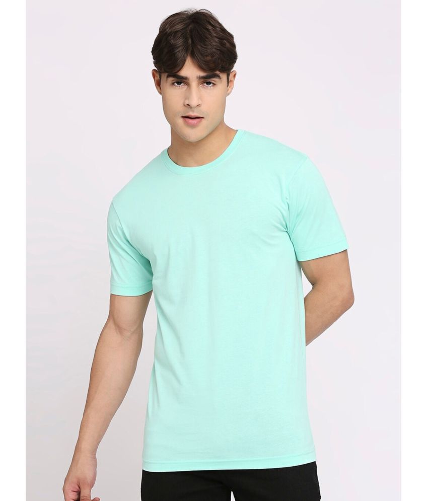     			AKTIF Cotton Oversized Fit Printed Half Sleeves Men's T-Shirt - Mint Green ( Pack of 1 )