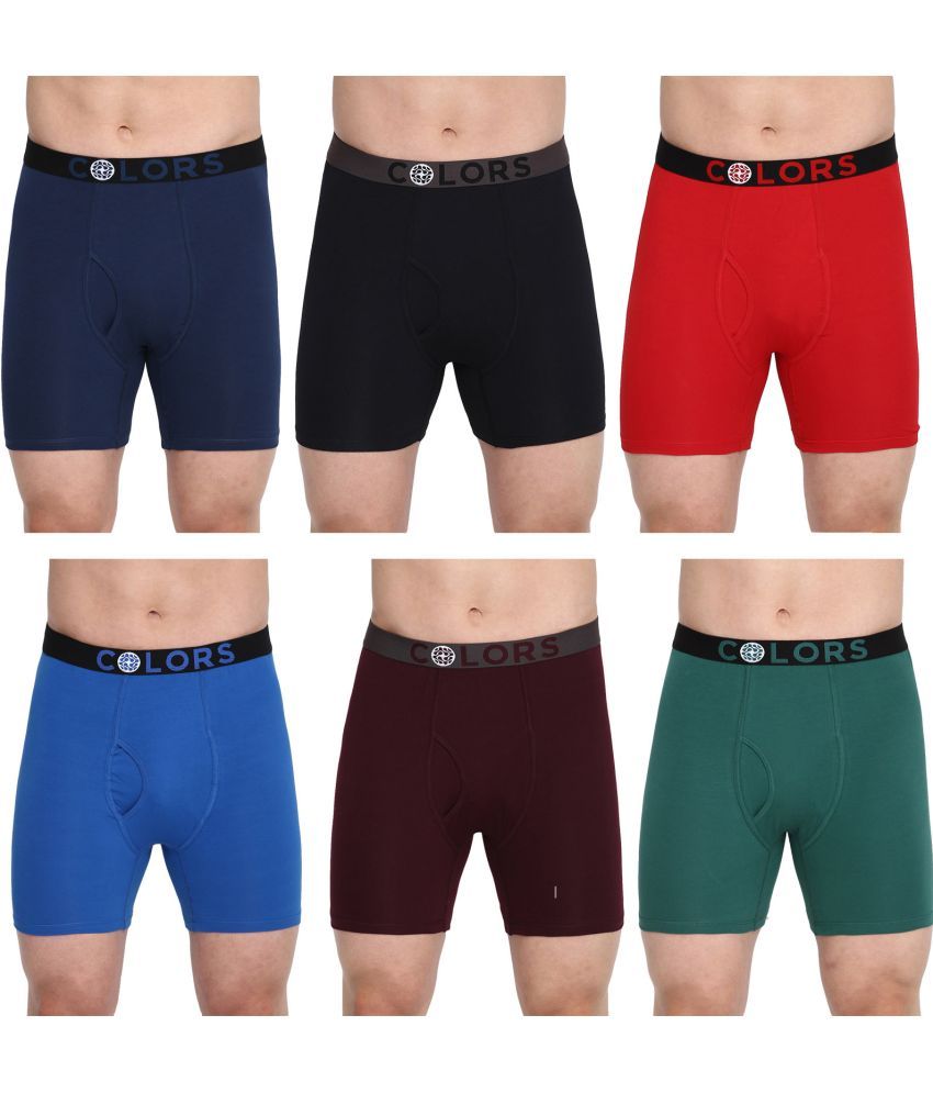     			COLORS by Rupa Frontline Multicolor Cotton Men's Trunks ( Pack of 6 )