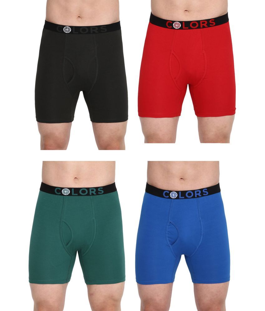     			COLORS by Rupa Frontline Multicolor Cotton Men's Trunks ( Pack of 4 )