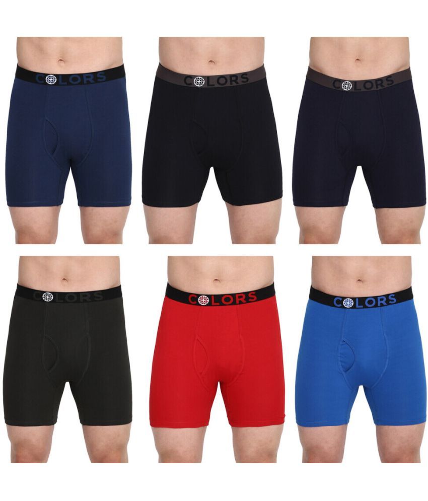     			COLORS by Rupa Frontline Multicolor Cotton Men's Trunks ( Pack of 6 )