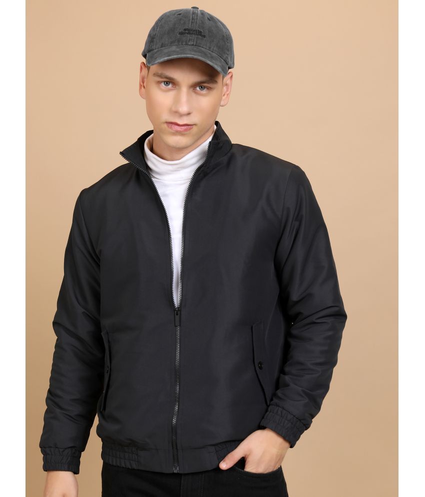     			Ketch Polyester Men's Quilted & Bomber Jacket - Black ( Pack of 1 )