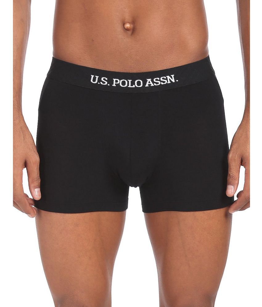     			U.S. Polo Assn. Black Modal Men's Trunks ( Pack of 1 )