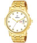 Versatile Gold Metal Analog Men's Watch