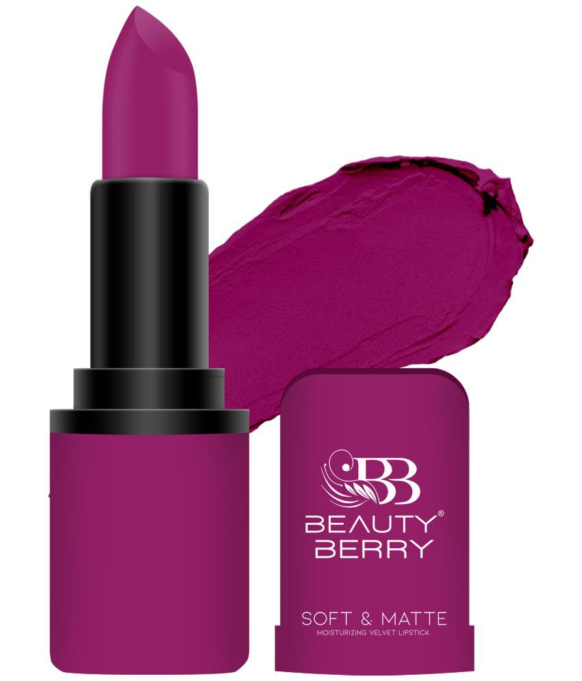     			Beauty Berry Magenta Matte Lipstick 4gm