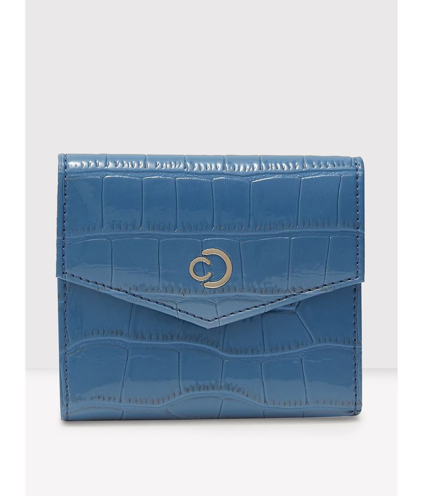     			Caprese Faux Leather Navy Women's Regular Wallet ( Pack of 1 )