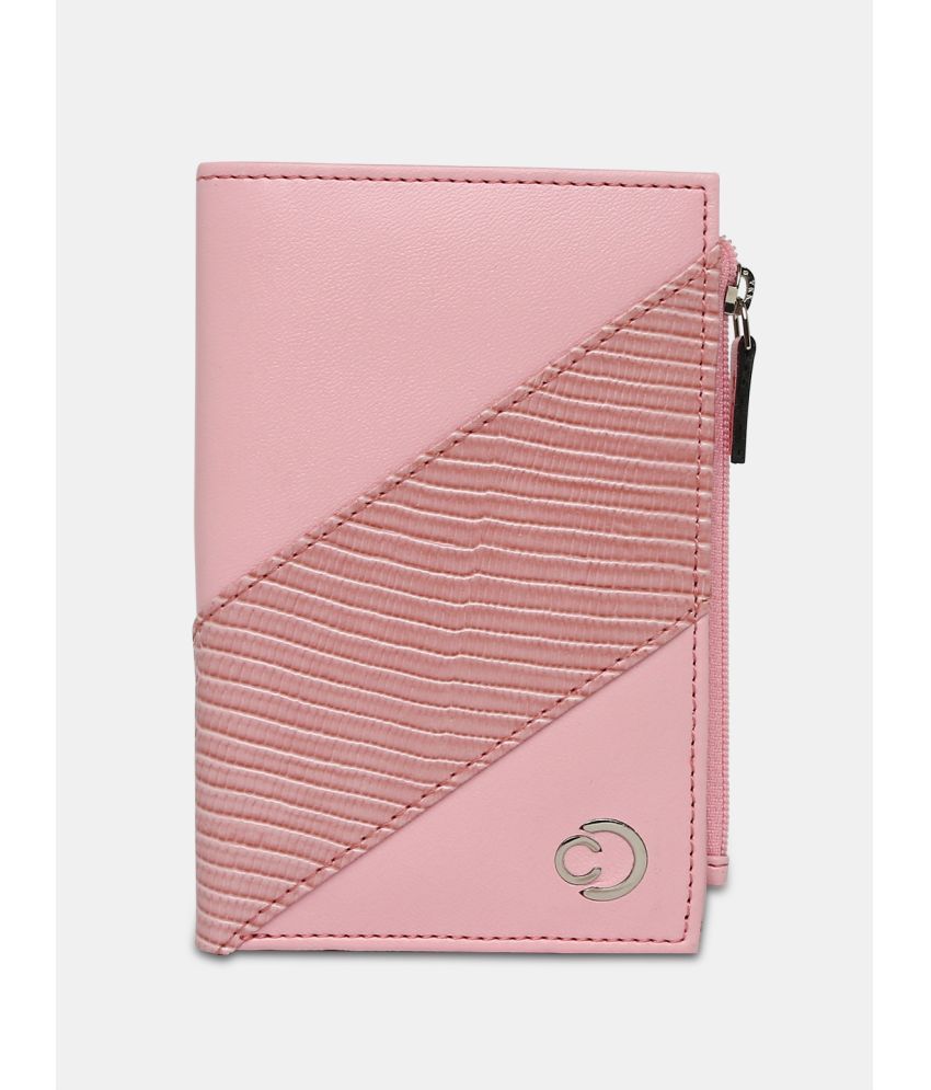     			Caprese Faux Leather Pink Women's Regular Wallet ( Pack of 1 )