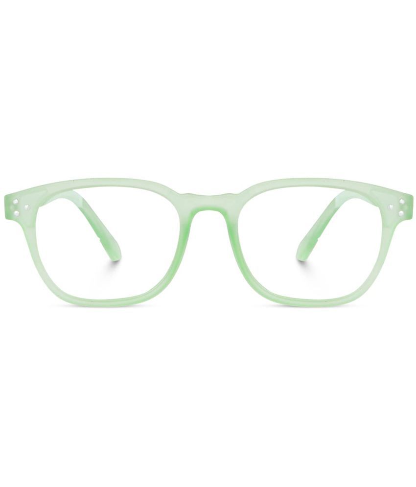     			Creature Green Square Eyeglass Frame ( Pack of 1 )