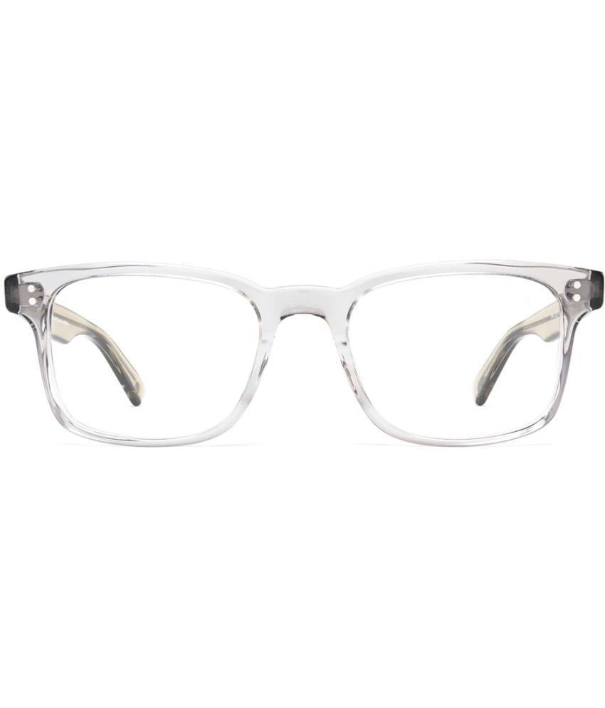    			Creature White Square Eyeglass Frame ( Pack of 1 )