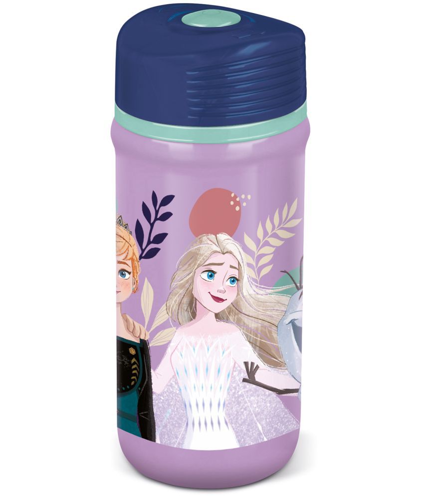     			Gluman Twisty Purple Plastic Sipper Water Bottle 390 mL ( Set of 1 )