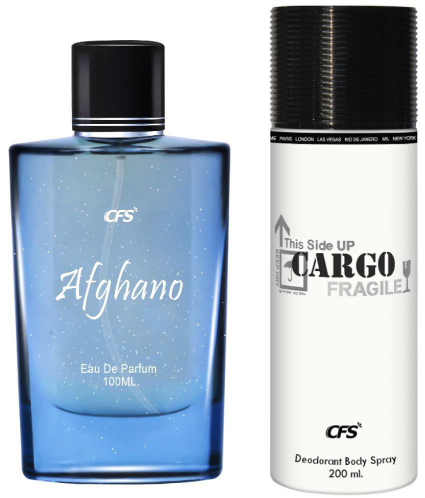     			CFS Afghano EDP Long Lasting Perfume & Cargo White Deodorant Body Spray
