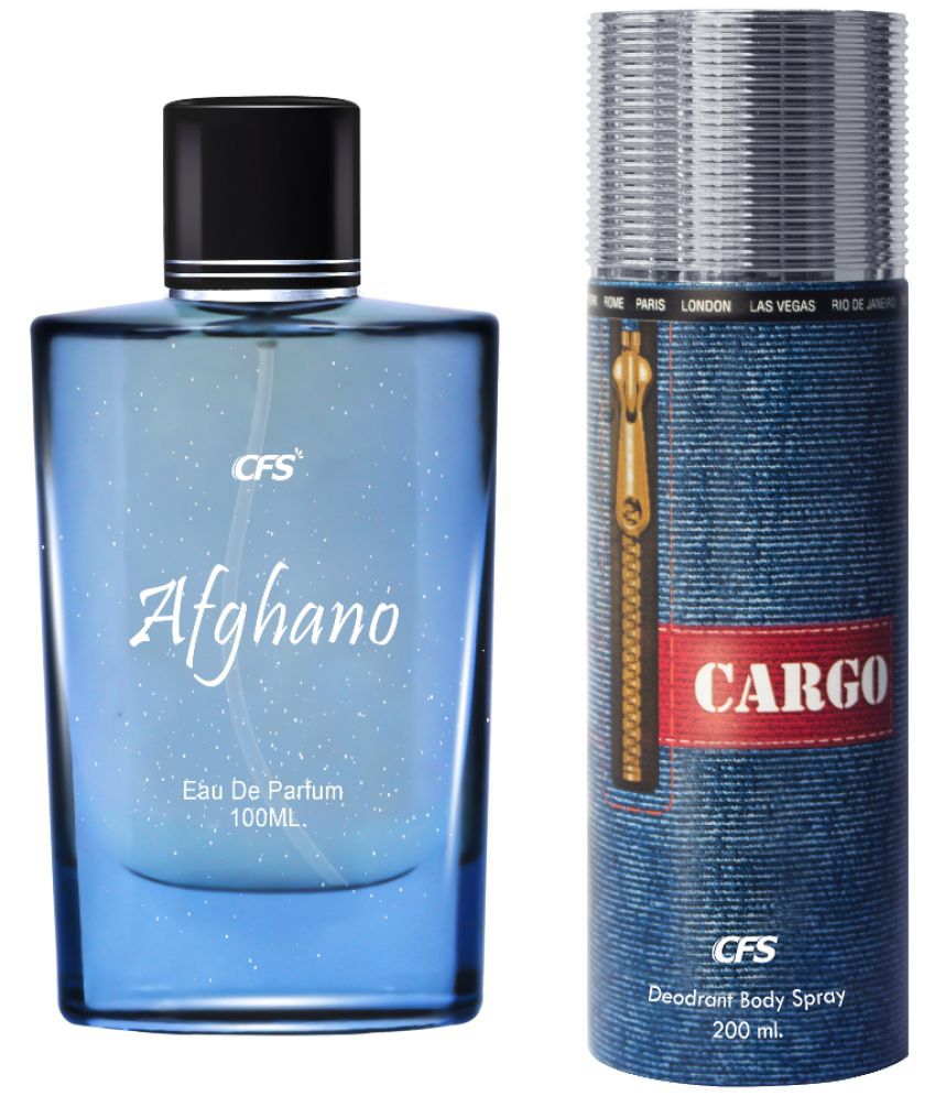     			CFS Afghano EDP Long Lasting Perfume & Cargo Blue Deodorant Body Spray