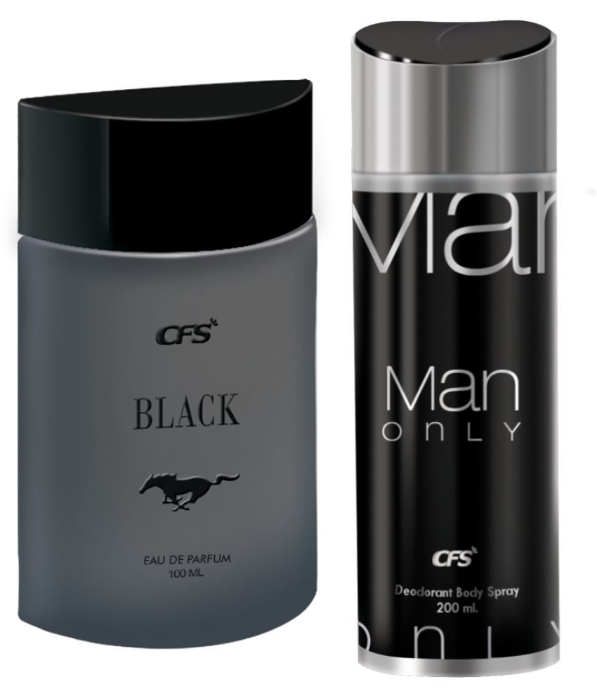     			CFS Black EDP Long Lasting Perfume & Man Only Black Deodorant Body Spray