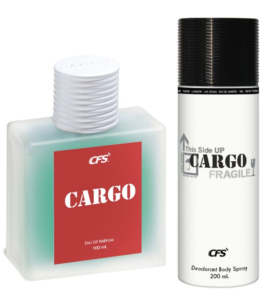     			CFS Cargo Blue EDP Long Lasting Perfume & Cargo White Deodorant Body Spray