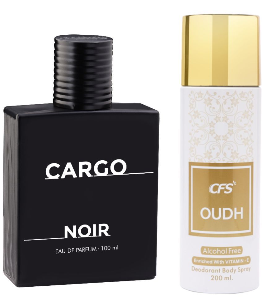     			CFS Cargo Noir EDP Long Lasting Perfume & Oudh White Deodorant Body Spray