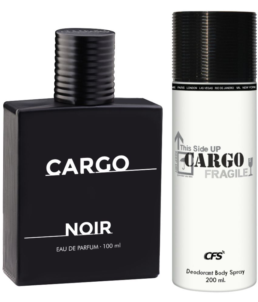     			CFS Cargo Noir EDP Long Lasting Perfume & Cargo White Deodorant Body Spray
