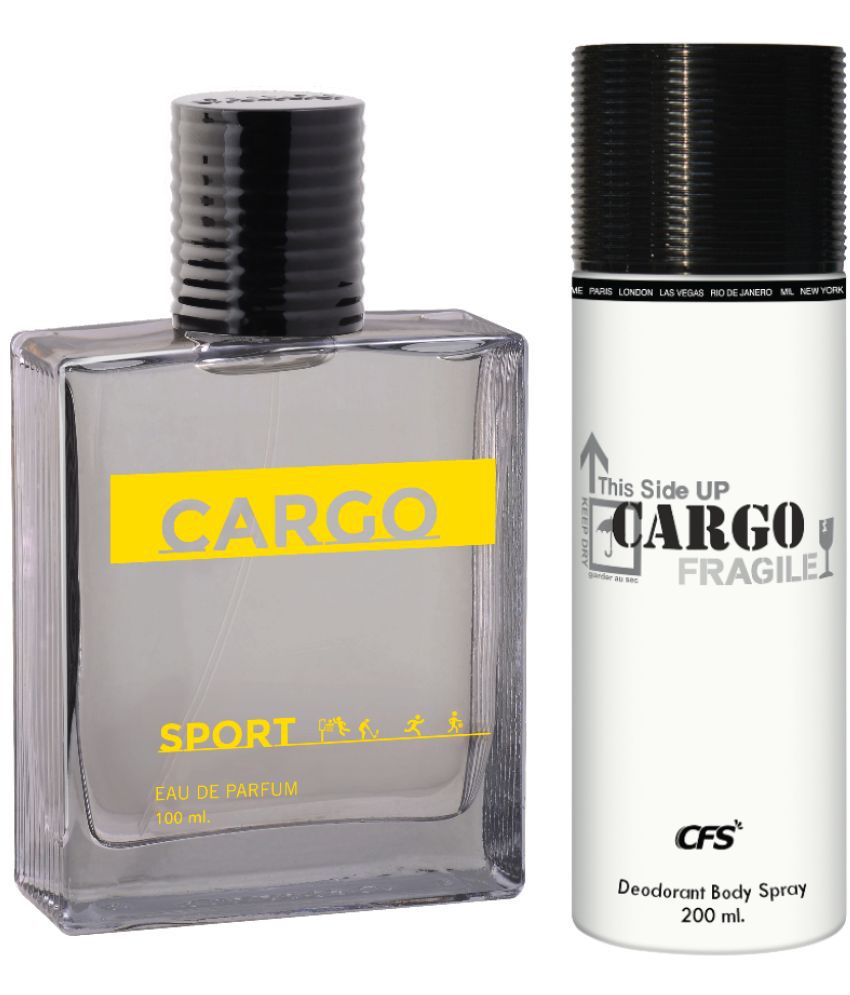     			CFS Cargo Sport EDP Long Lasting Perfume & Cargo White Deodorant Body Spray