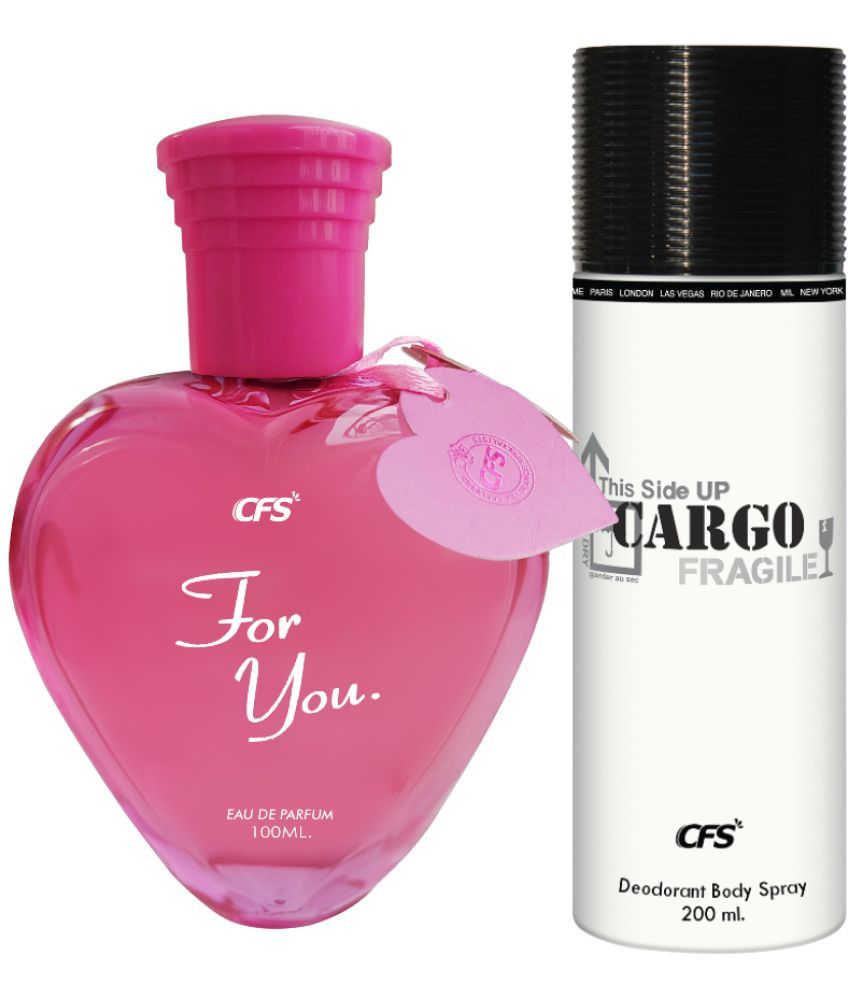     			CFS For You EDP Long Lasting Perfume & Cargo White Deodorant Body Spray