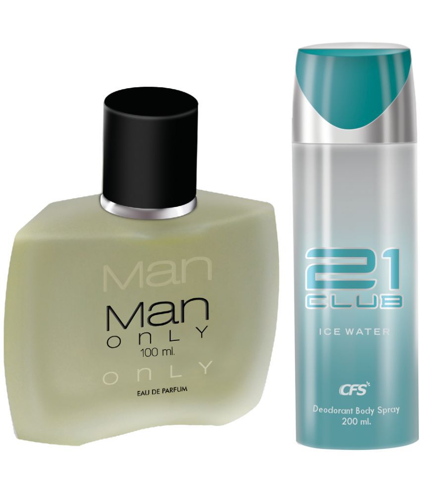     			CFS Man Only Black EDP Long Lasting Perfume & Ice Water Deodorant Body Spray