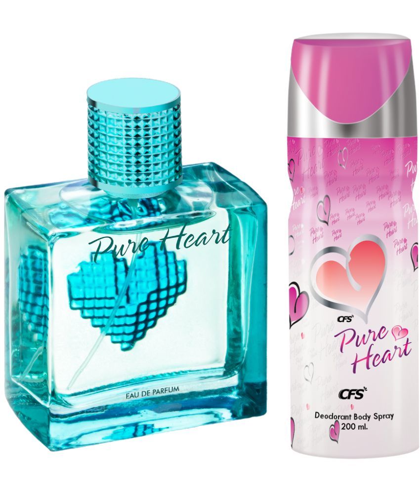     			CFS Pure Heart Blue EDP Long Lasting Perfume & Pure Heart Pink Deodorant Body Spray