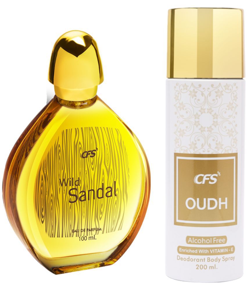    			CFS Wild Sandal EDP Long Lasting Perfume & Oudh White Deodorant Body Spray