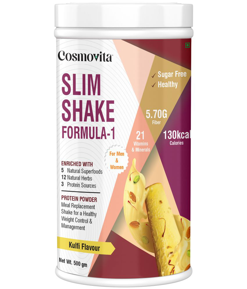     			Cosmovita Nutritional Formula-1 Slim Shake for Weight Control & Management 500 gm Kulfi
