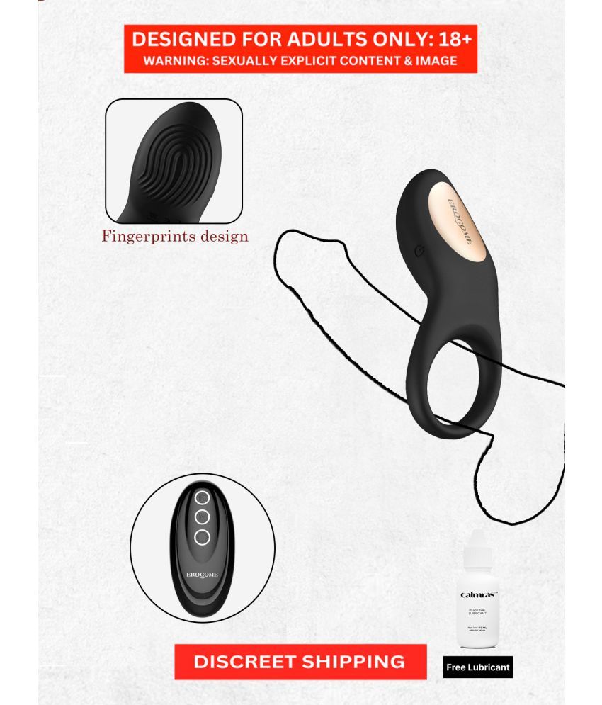     			Remote Control Cock Ring-USB Recharged Innovative remote Control Delay Ejaculation Cock Ring for Men with Kaamraj Lube Free