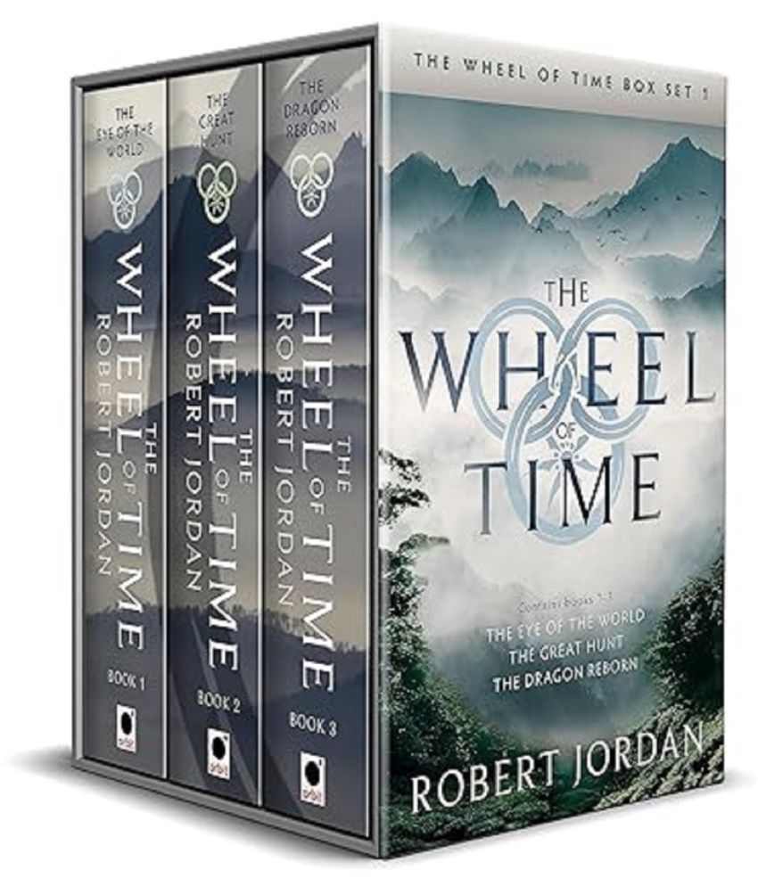     			THE WHEEL OF TIME BOXED SET I (1-3): Books 1-3 (The Eye of the World, The Great Hunt, The Dragon Reborn) (Wheel of Time Box Sets) Paperback – Import, 2 December 2021