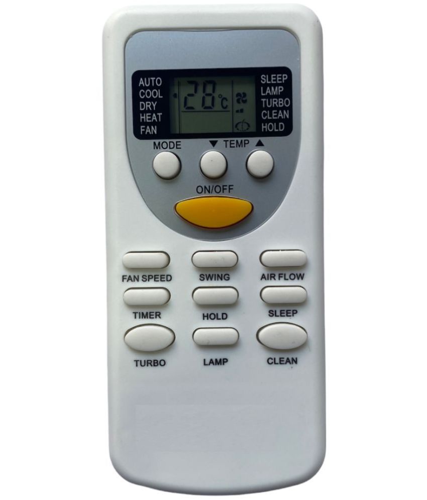     			Upix 49 (with Backlight) AC Remote Compatible with Videocon AC