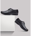 Action Black Men's Derby Formal Shoes