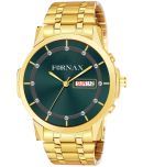 Versatile Gold Metal Analog Men's Watch