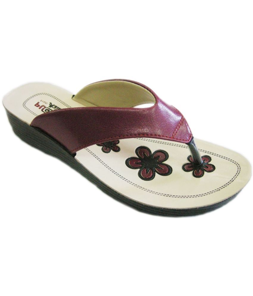     			ASIAN Red Women's Flats