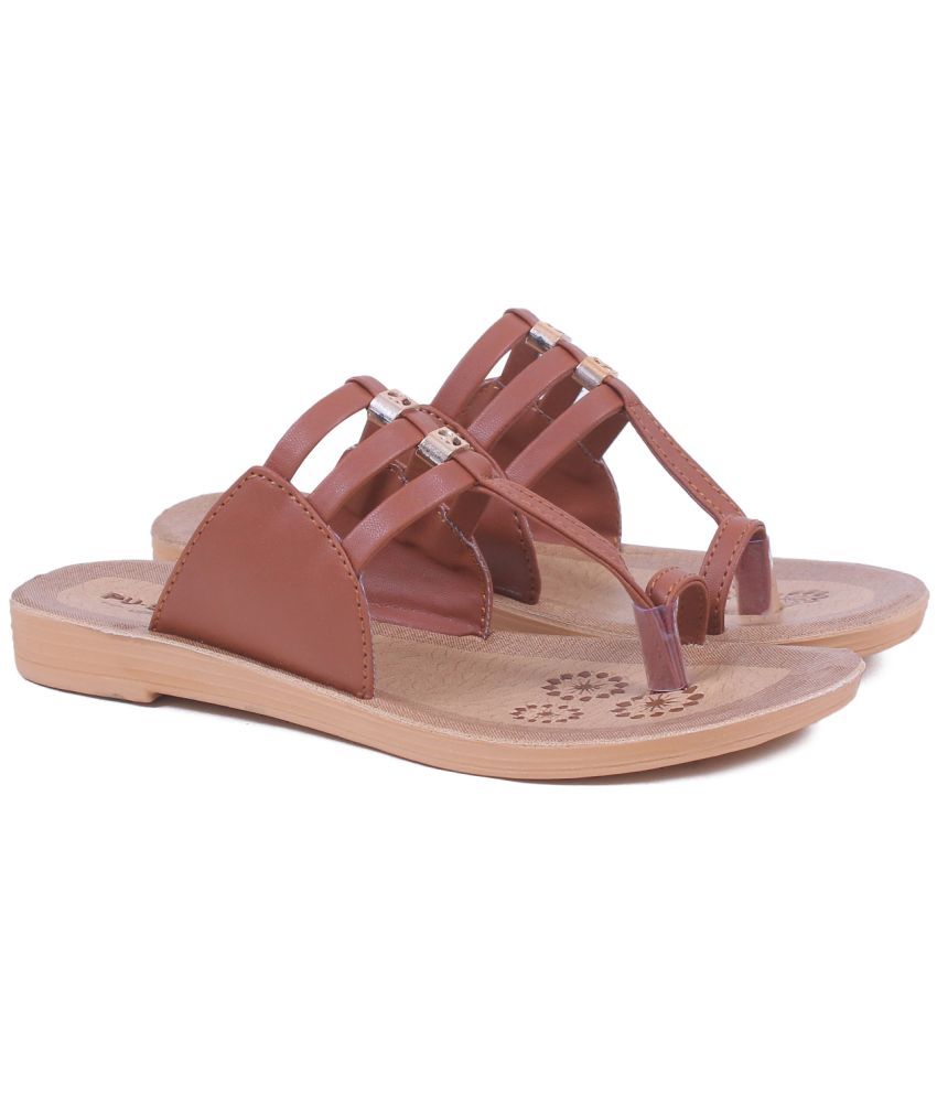     			ASIAN Tan Women's Flats