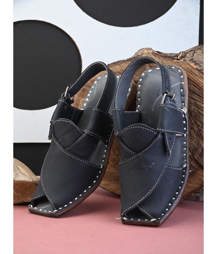     			Apratim Black Men's Mule