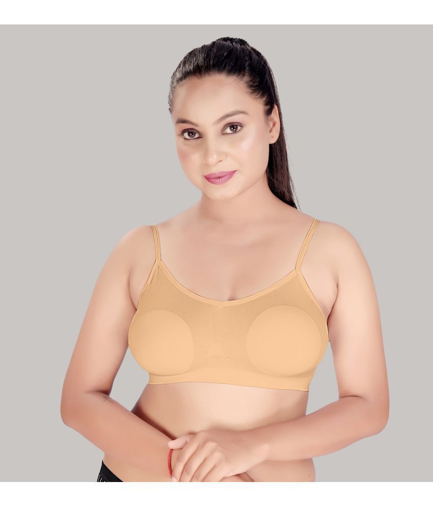     			M A FASHION Beige Polyester Non Padded Women's Everyday Bra ( Pack of 1 )