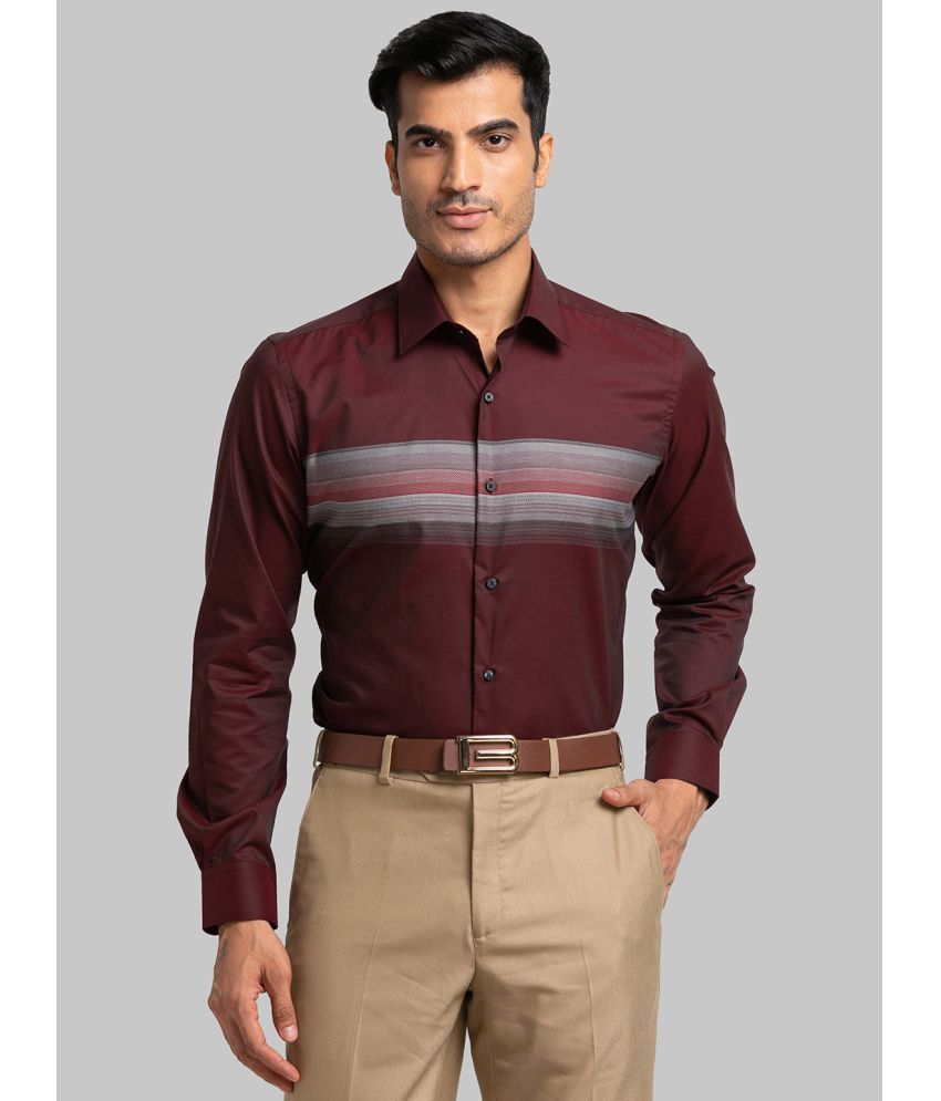     			Raymond Cotton Regular Fit Full Sleeves Men's Formal Shirt - Maroon ( Pack of 1 )