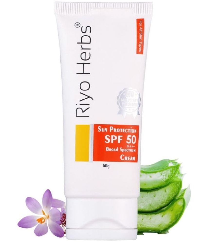     			Riyo Herbs Sunscreen Cream For All Skin Type ( Pack of 1 )