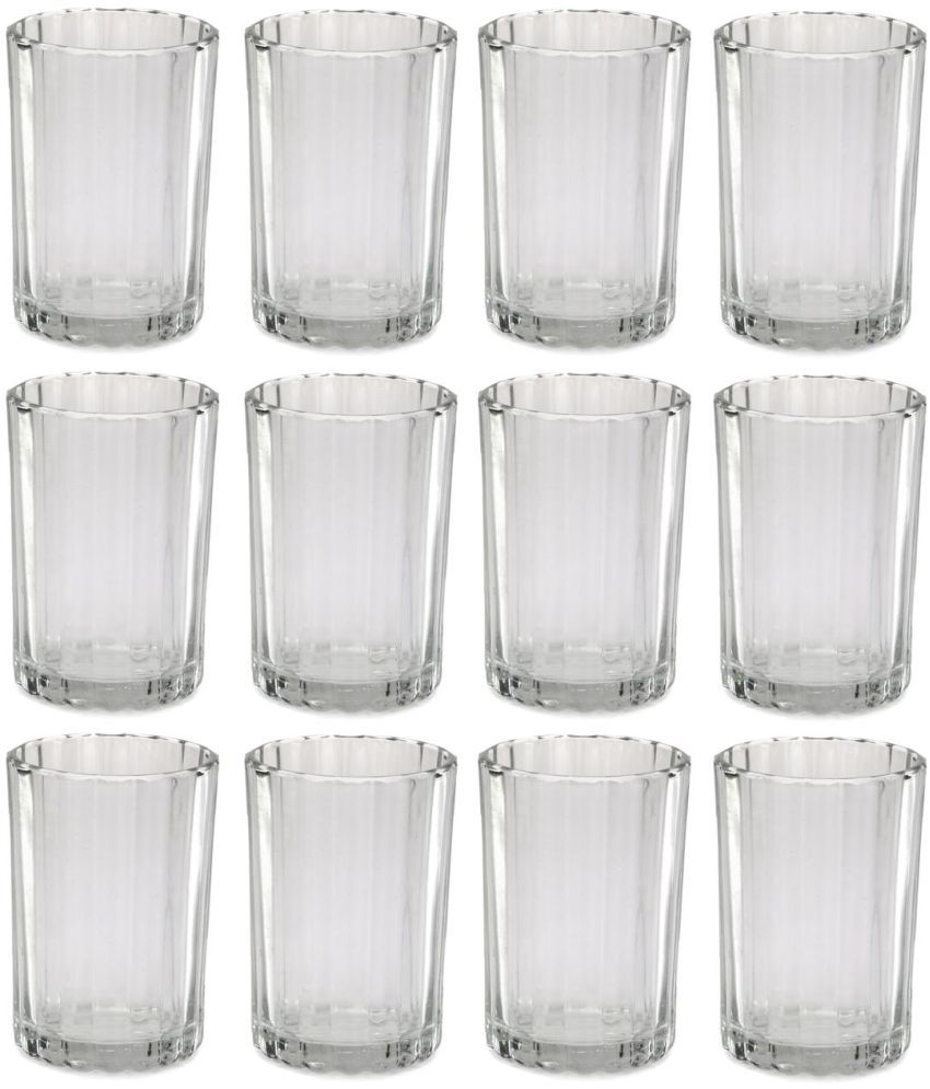     			AFAST Designer Glass Glass Glasses 200 ml ( Pack of 12 )