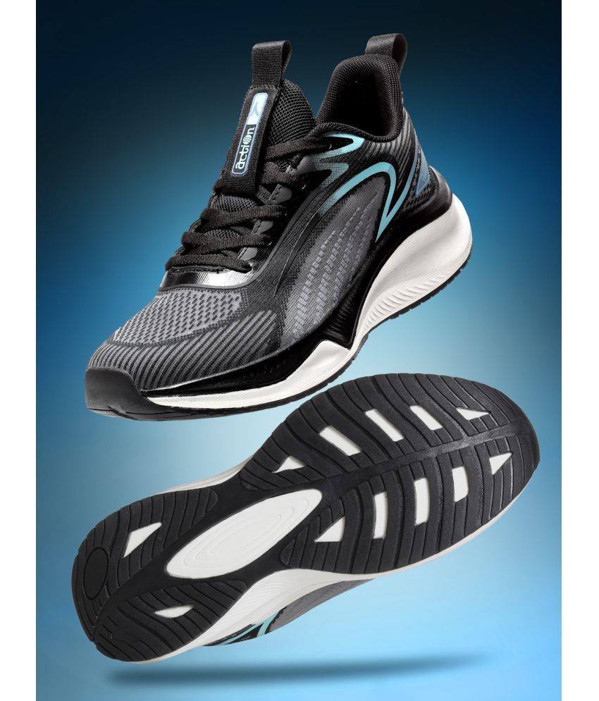     			Action Sports Shoes For Men Black Men's Sports Running Shoes